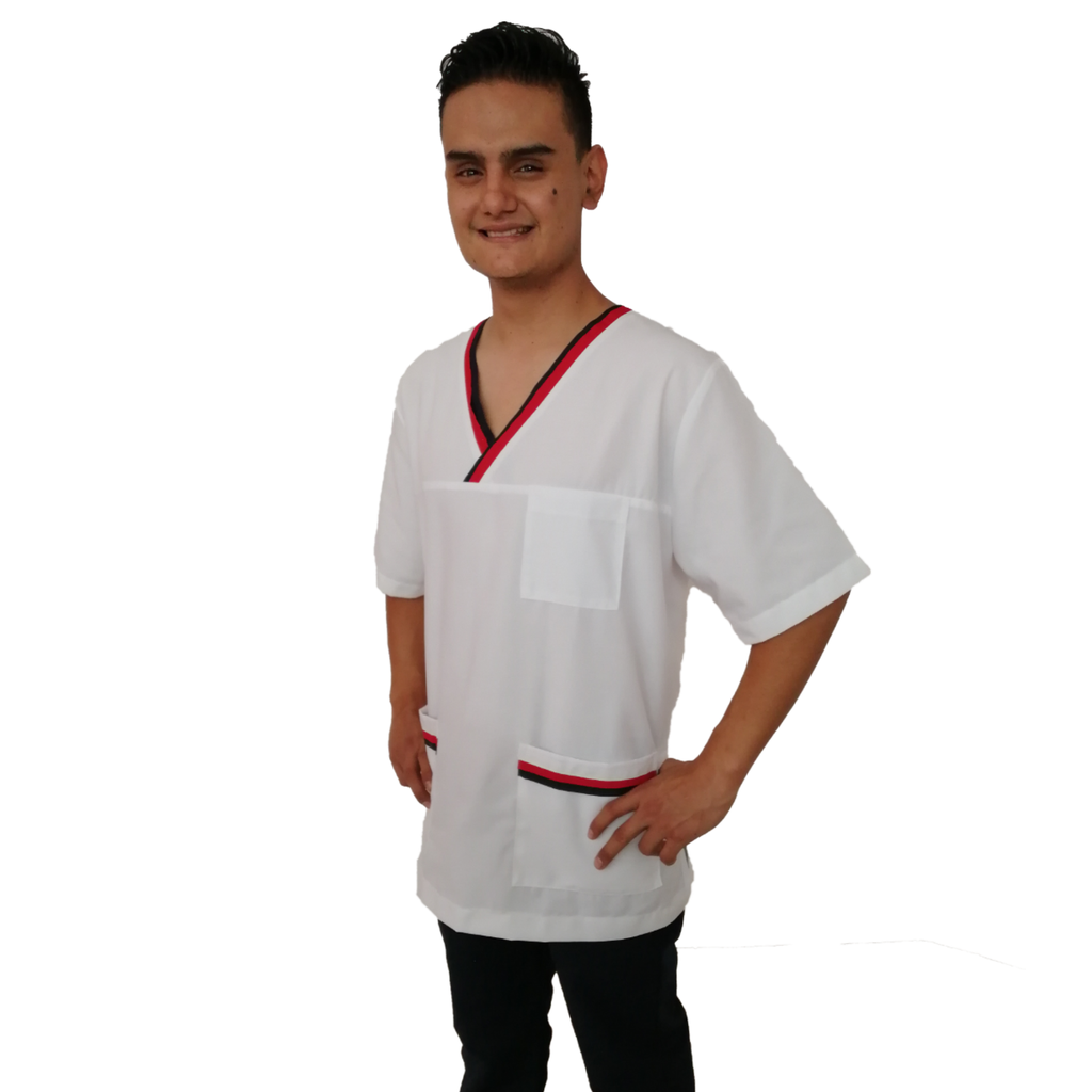 CAMISA QUIRURGICA CRUZ ROJA CABALLERO FISIOTERAPIA DIARIO TER