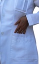 BATA DAMA MEDICINA CON LOGO UASLP