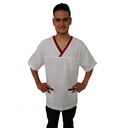 CAMISA QUIRURGICA CRUZ ROJA CABALLERO FISIOTERAPIA DIARIO BLANCO TER