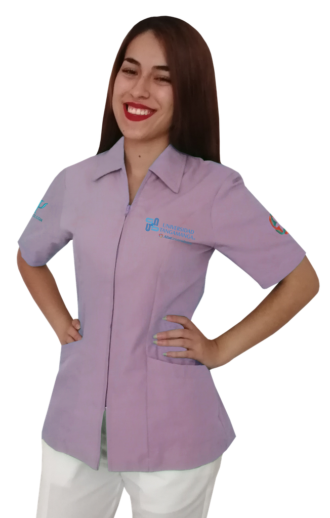 FILIPINA UTAN NUTRICION DAMA CON 3 LOGOS Y NOMBRE AMB
