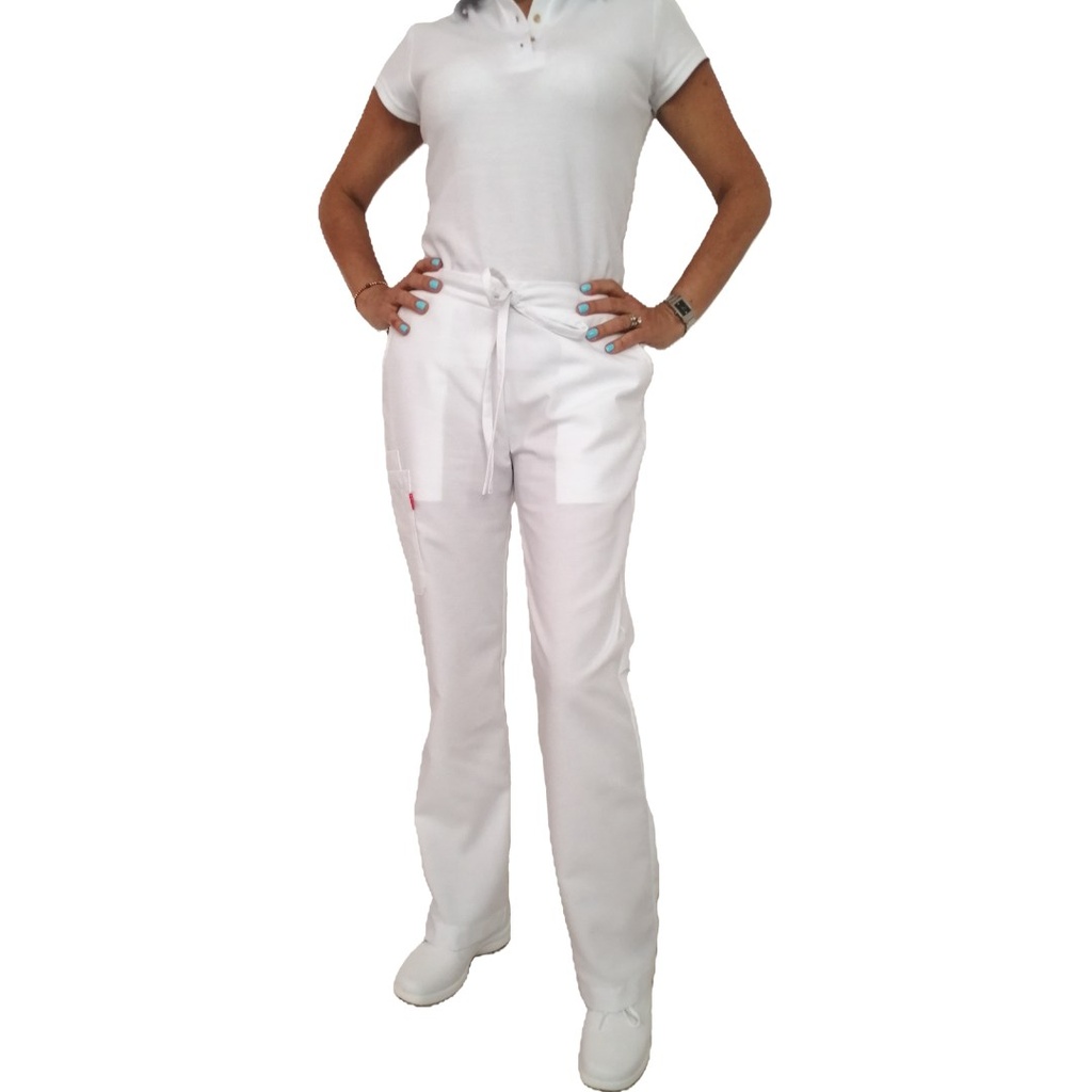 PANTALON RESORTE CON JARETA DE TELA Y BOLSA CARGO DOBLE DERECHA TER CN 100% POLIESTER