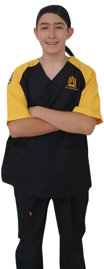 TRAJE DE QUIRÓFANO UASLP ENF QX CABALLERO C 2 LOGOS AMB