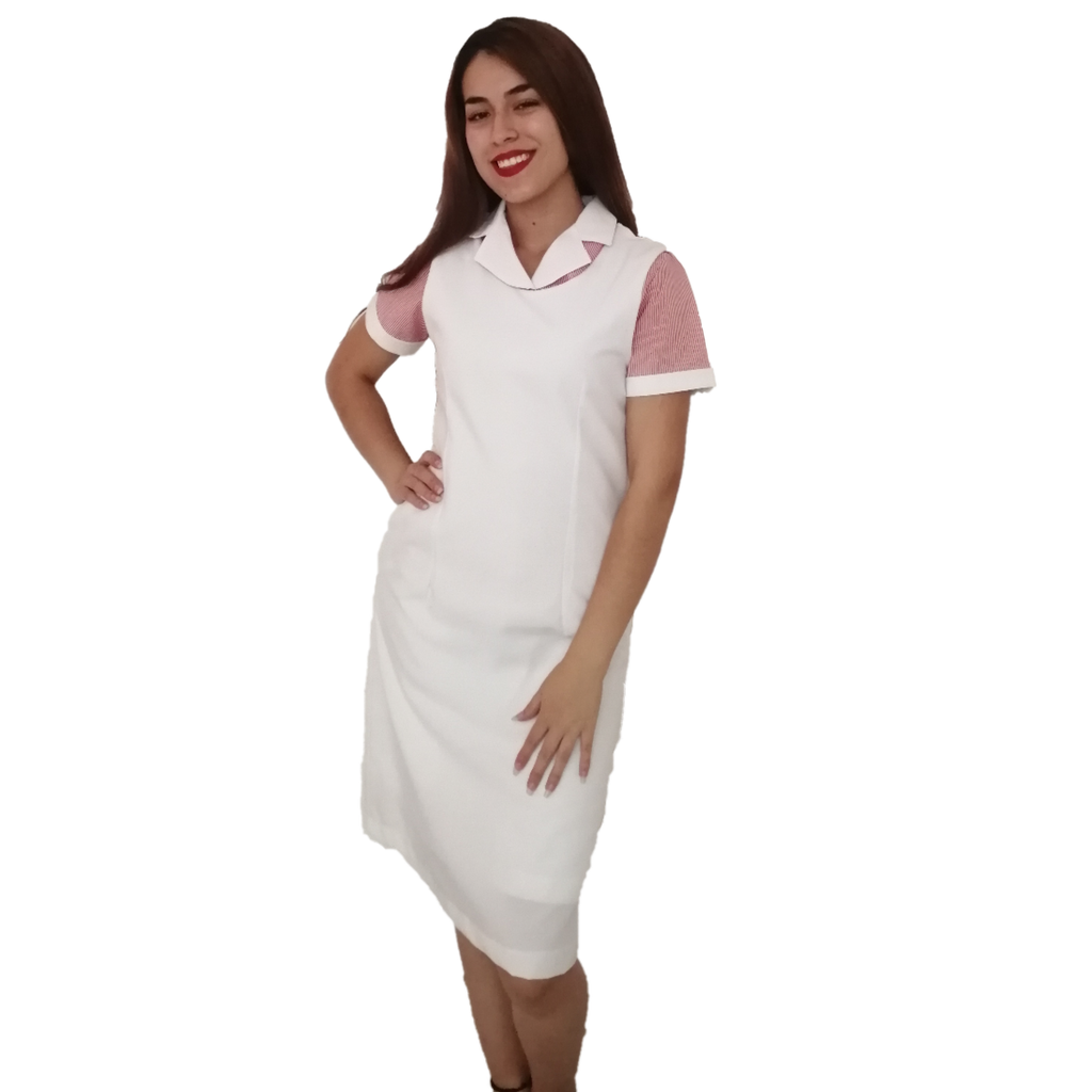 VESTIDO TIPO JUMPER C/FORRO ENF. CRUZ ROJA TER