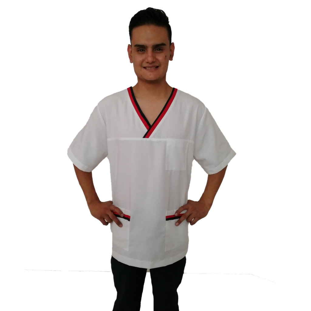CAMISA QUIRURGICA CRUZ ROJA CABALLERO FISIOTERAPIA DIARIO BLANCO TER 2023