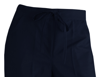 PANTALON RESORTE CON JARETA AZUL MARINO TER