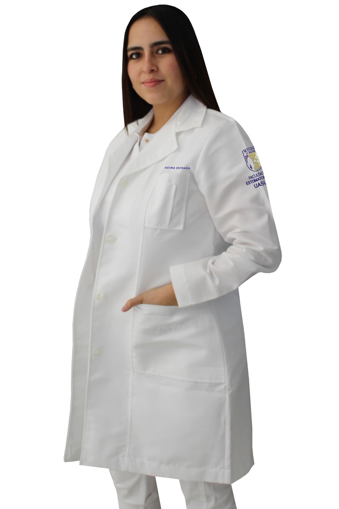 BATA DAMA ESTOMATOLOGIA CON LOGOS UASLP